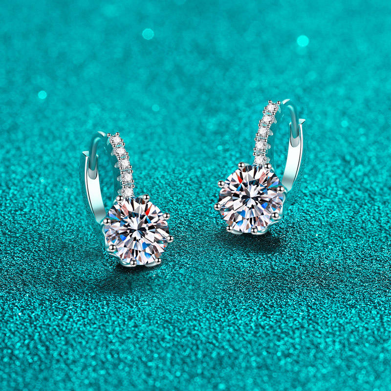 Vesper Moissanite Earring