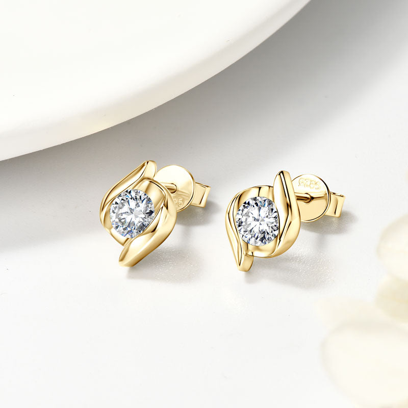 Solara Moissanite Earring
