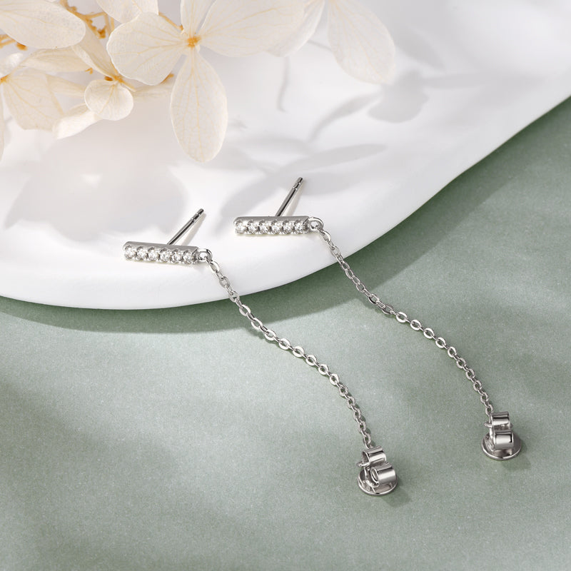 Bren Moissanite Earring