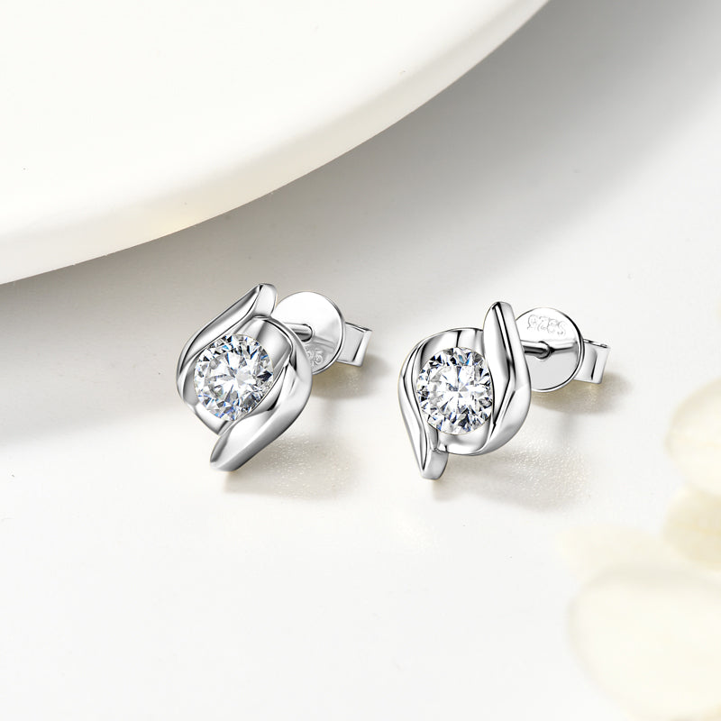Solara Moissanite Earring