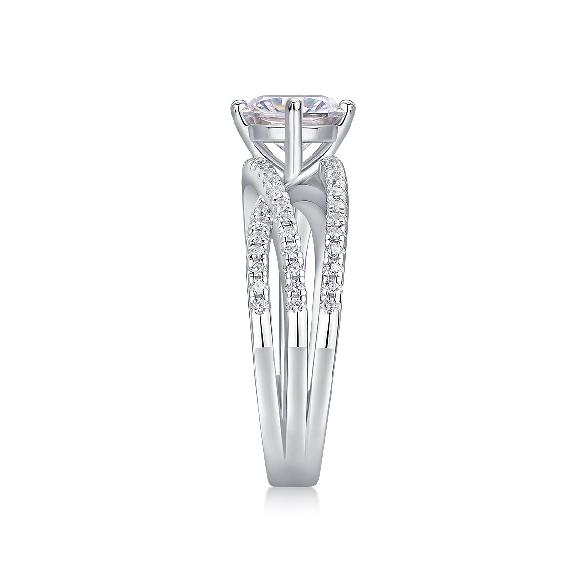 Hadley Moissanite Ring