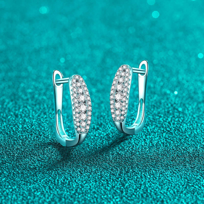 Fallon Moissanite Earring