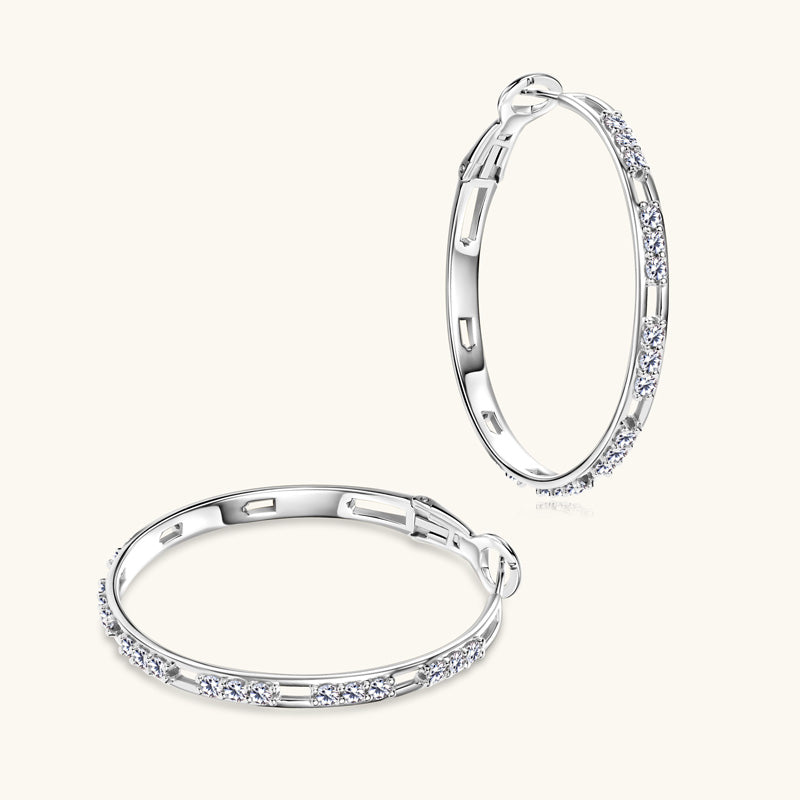 Cael Moissanite Earring