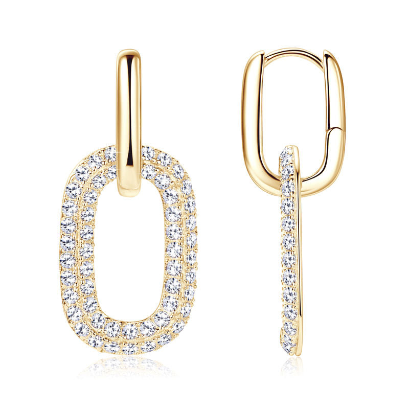Nalini Moissanite Earring