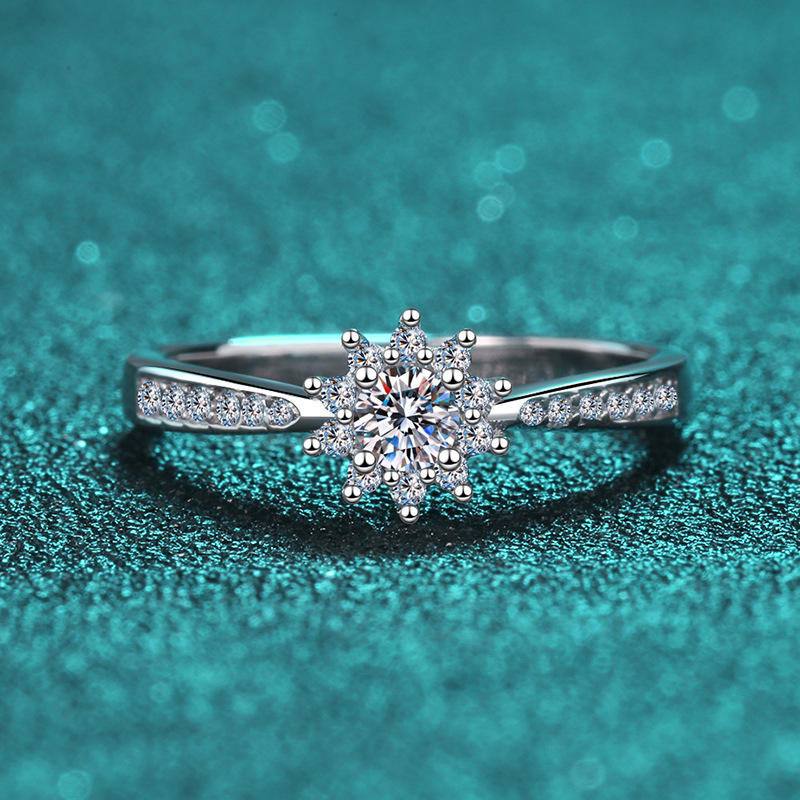 Flora Moissanite Ring