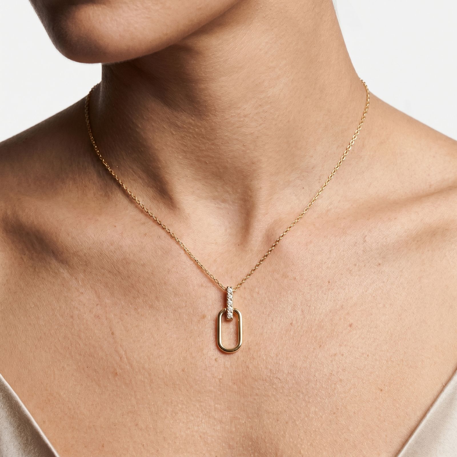 Delia Moissanite Necklace