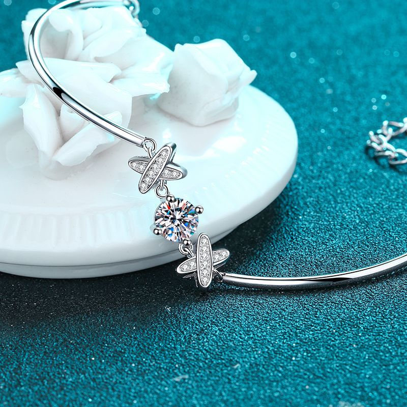 Opaline Moissanite Bracelet