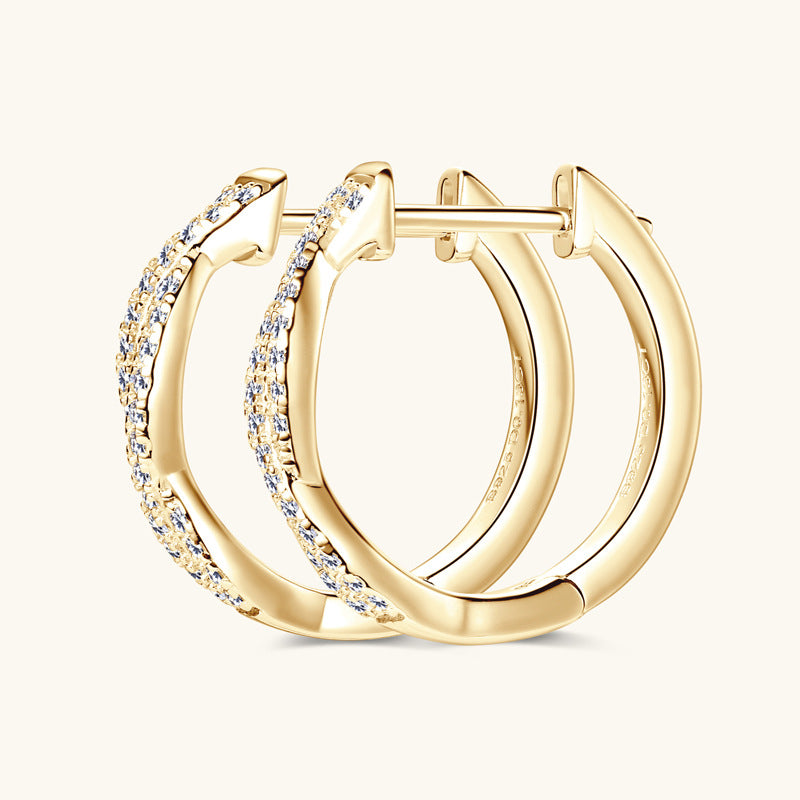 Rosaline Moissanite Earring