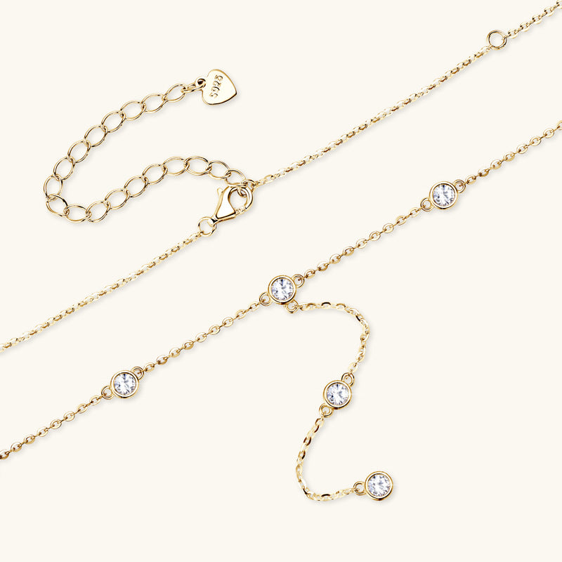 Cendrine Moissanite Necklace