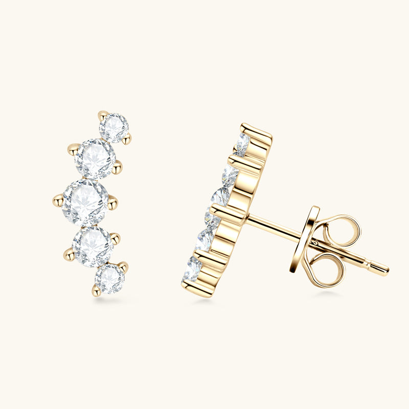 Talon Moissanite Earring
