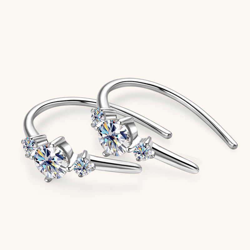 Reign Moissanite Earring