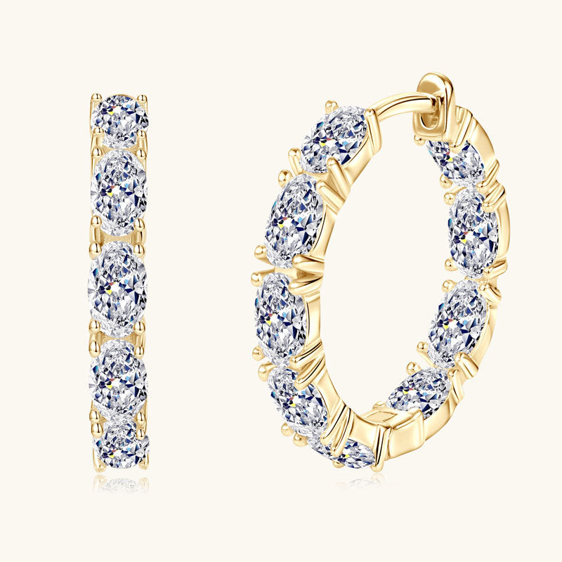 Cassia Moissanite Earring