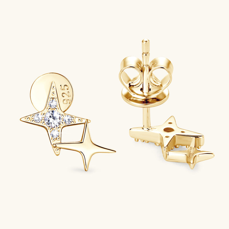 Piper Moissanite Earring