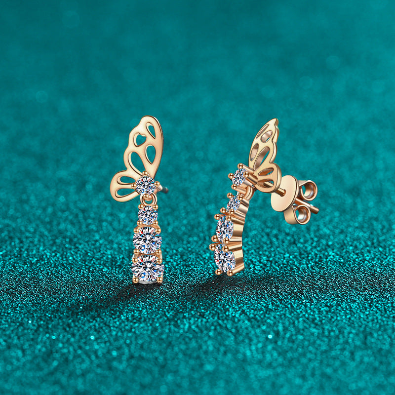 Darcy Moissanite Earring
