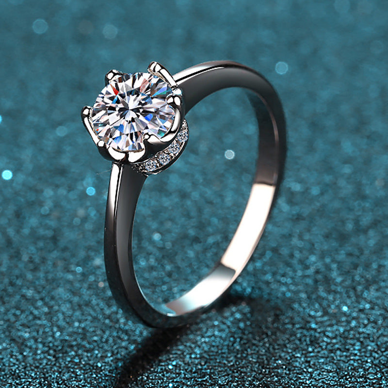 Sage Moissanite Ring