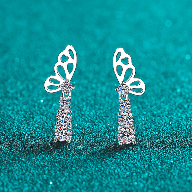 Darcy Moissanite Earring
