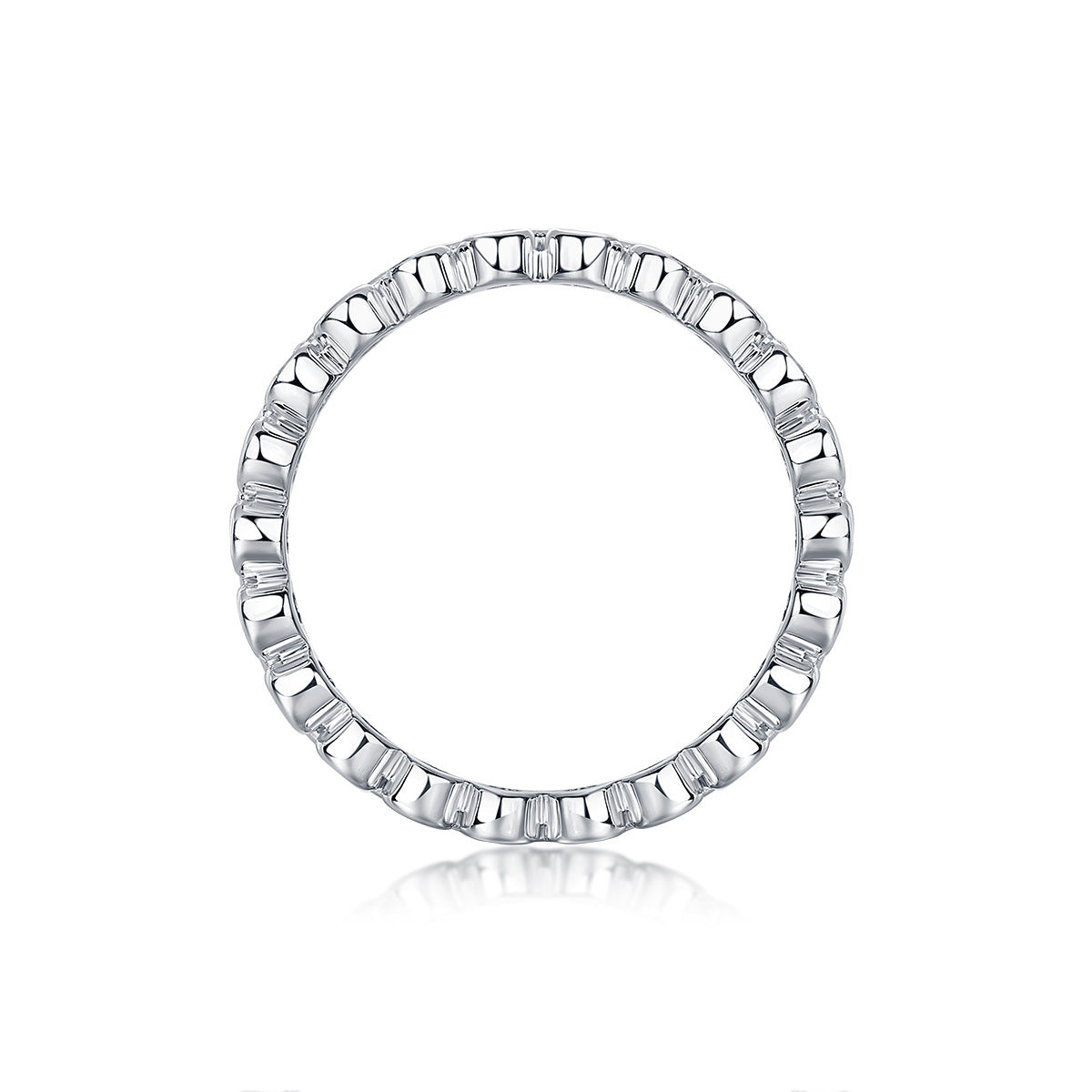 June Moissanite Ring