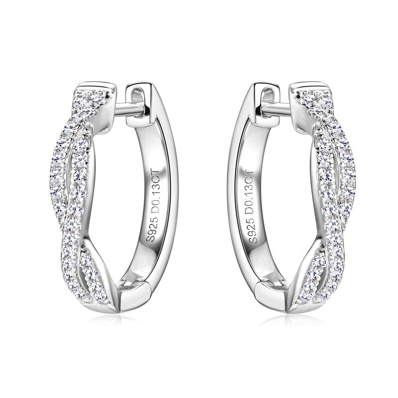 Rosaline Moissanite Earring