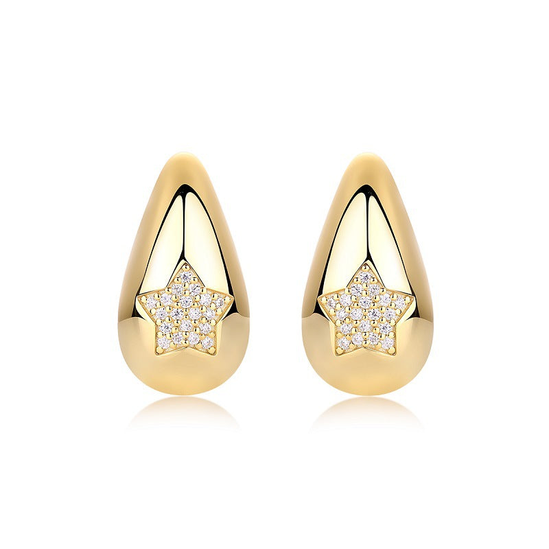 Daisy Moissanite Earring