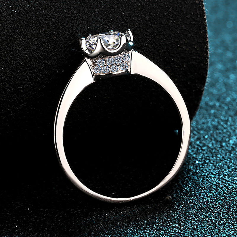 Sage Moissanite Ring