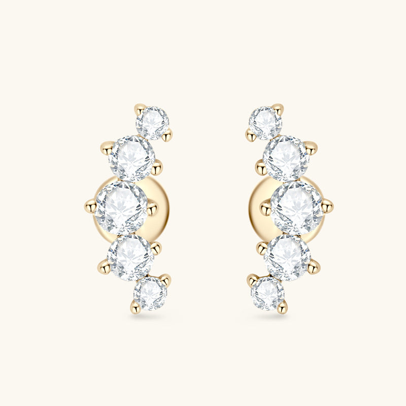 Talon Moissanite Earring