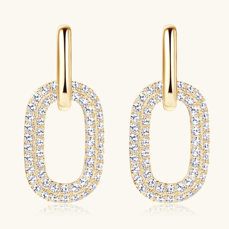 Nalini Moissanite Earring