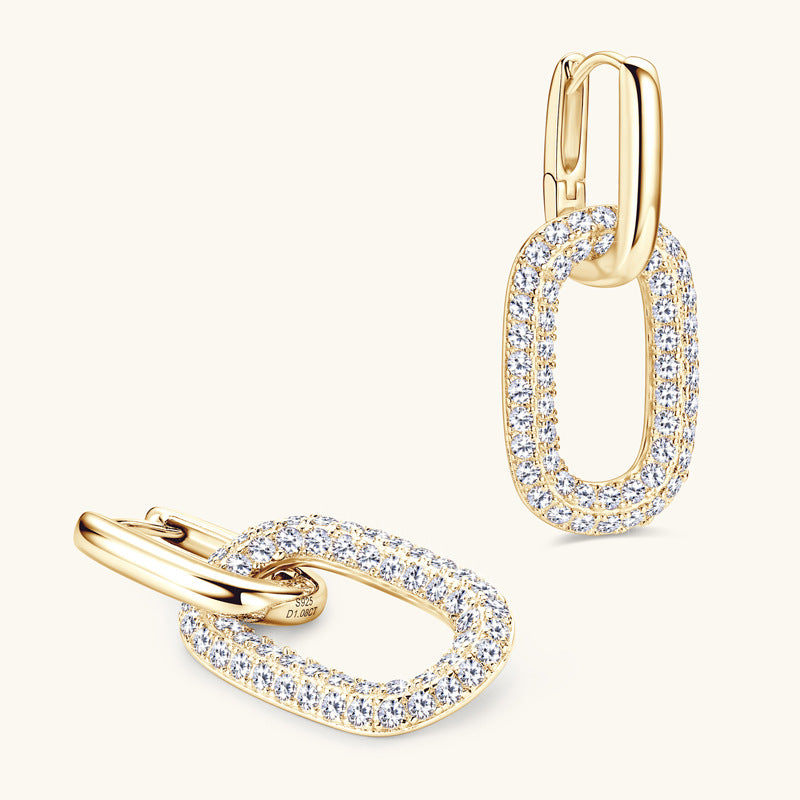 Nalini Moissanite Earring