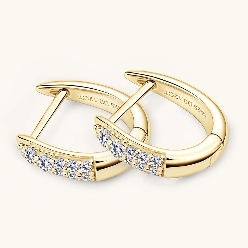 Sabine Moissanite Earring