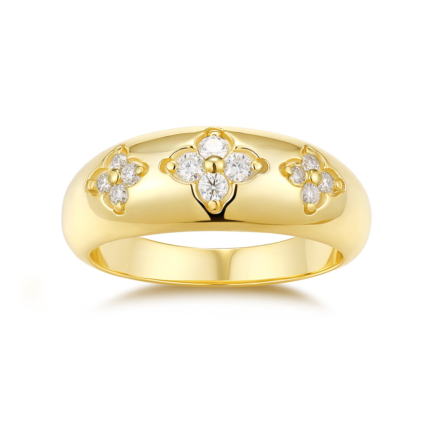 Iris Moissanite Ring