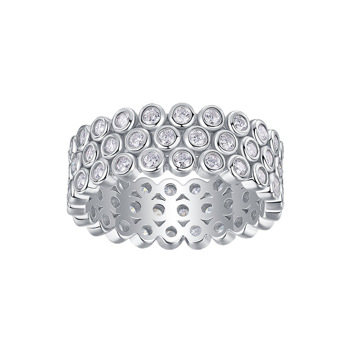 June Moissanite Ring