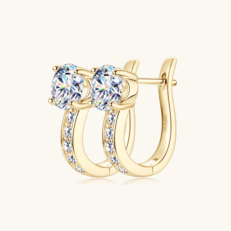 Aurelia Moissanite Earring