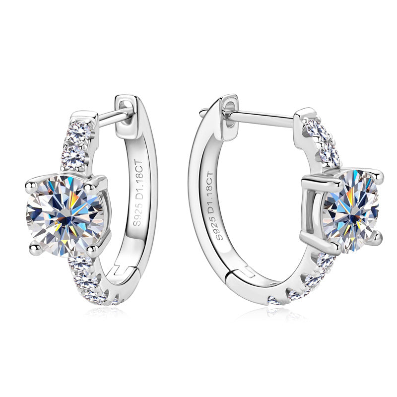 Fleur Moissanite Earring