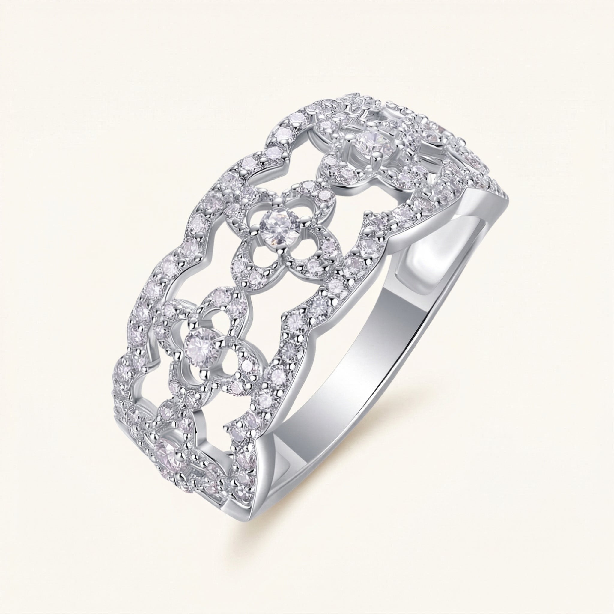 Harper Moissanite Ring