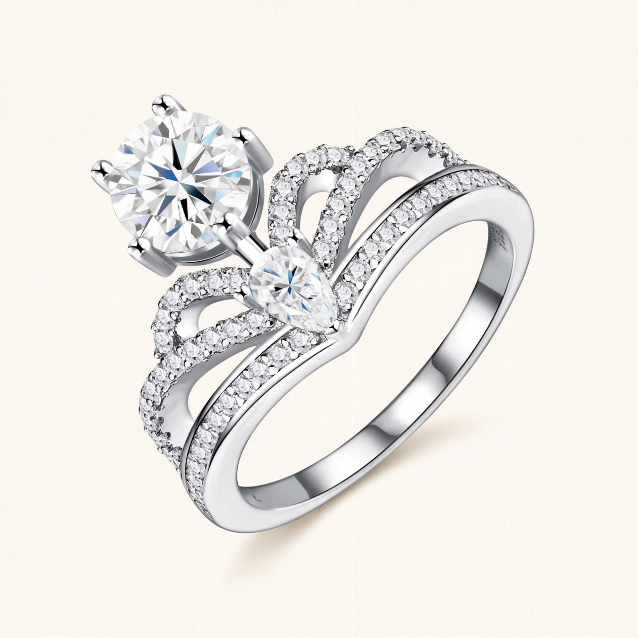 Camille Moissanite Ring