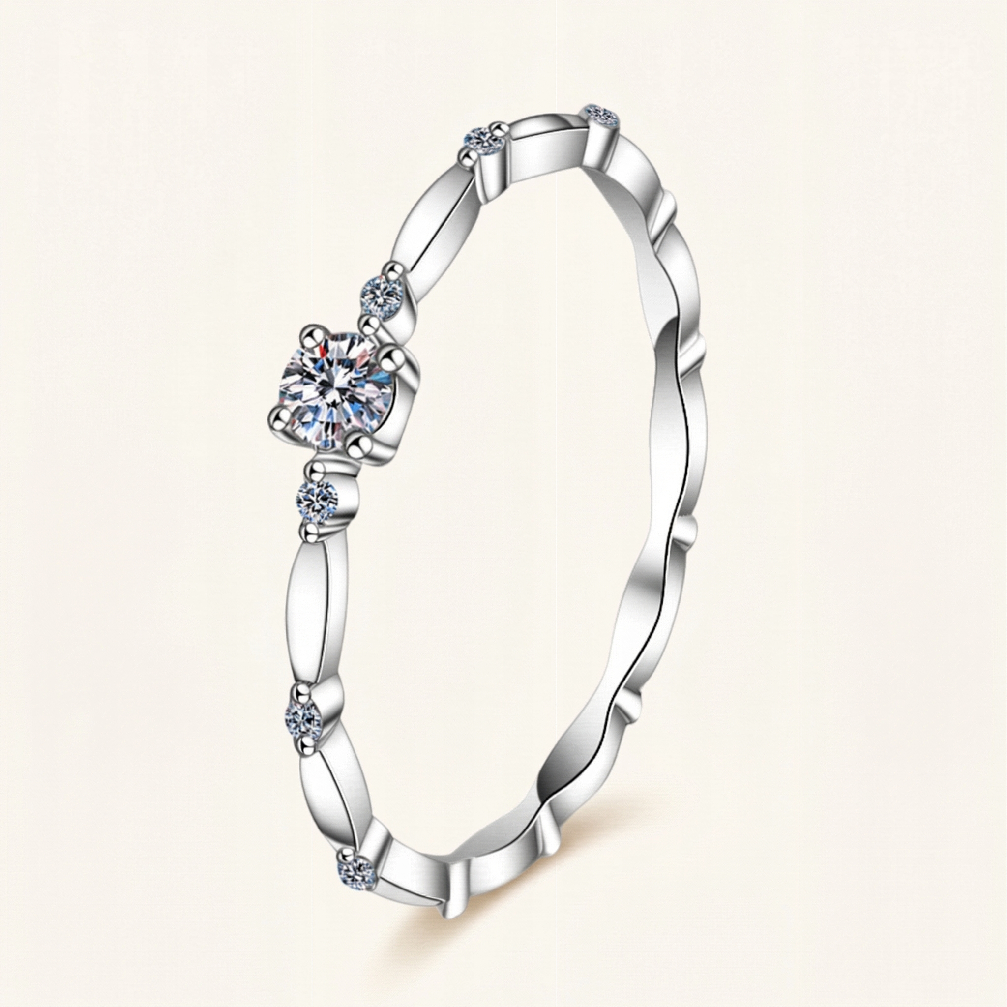 Cara Moissanite Ring