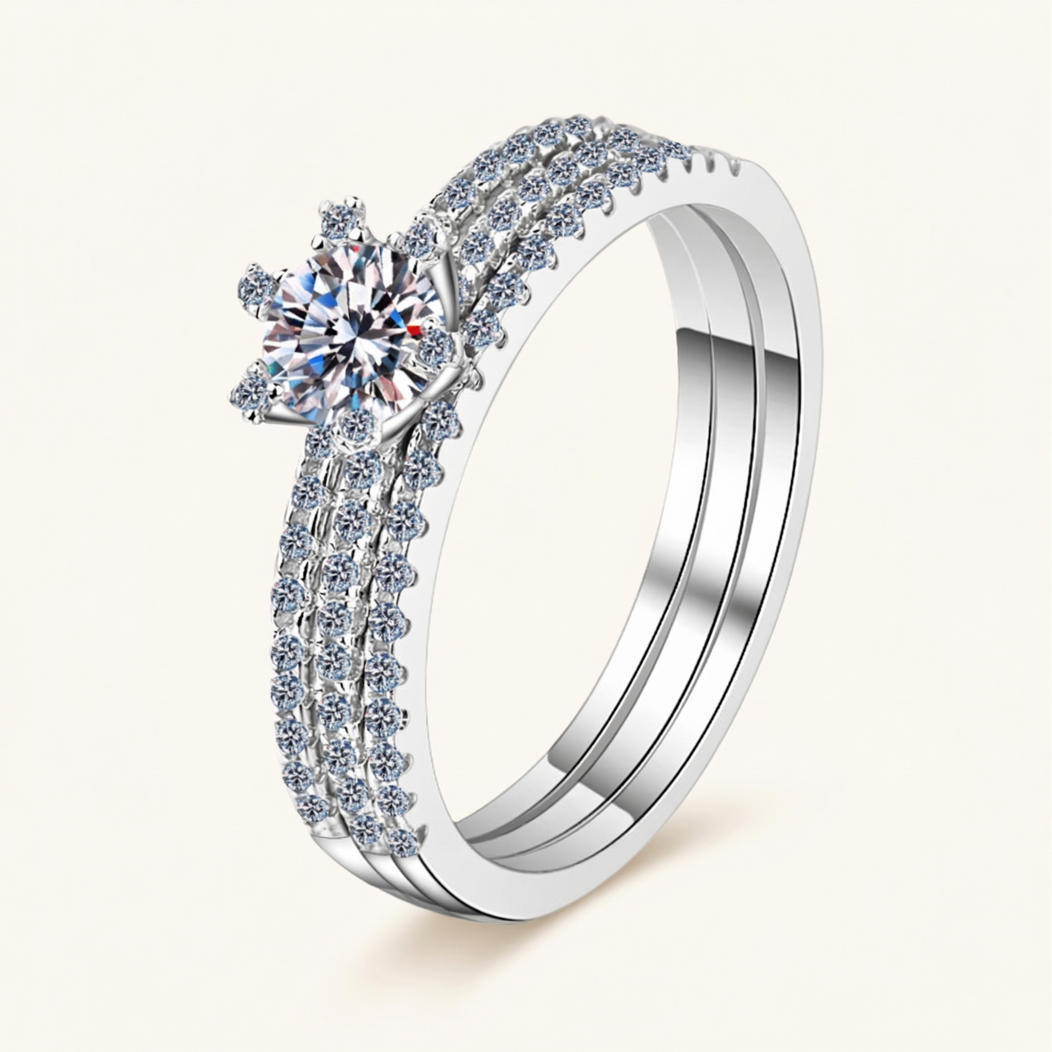 Zoe Moissanite Ring