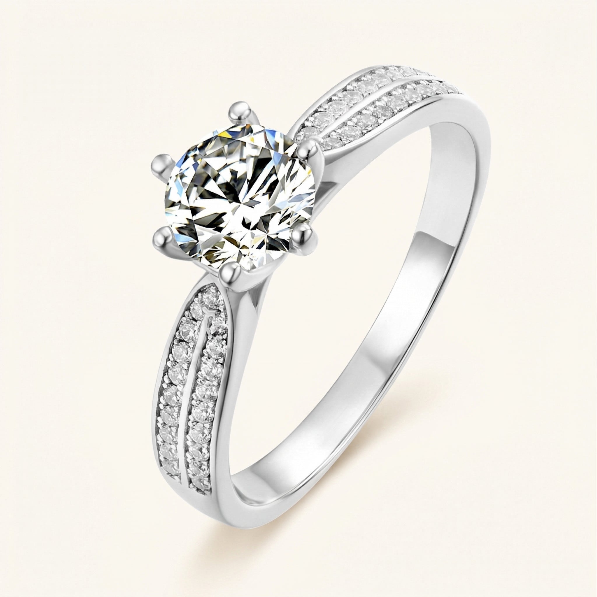Geneva Moissanite Ring