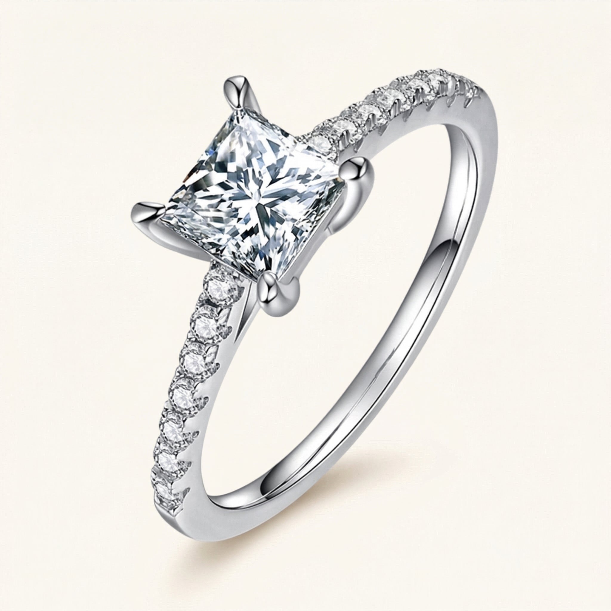 Yale Moissanite Ring