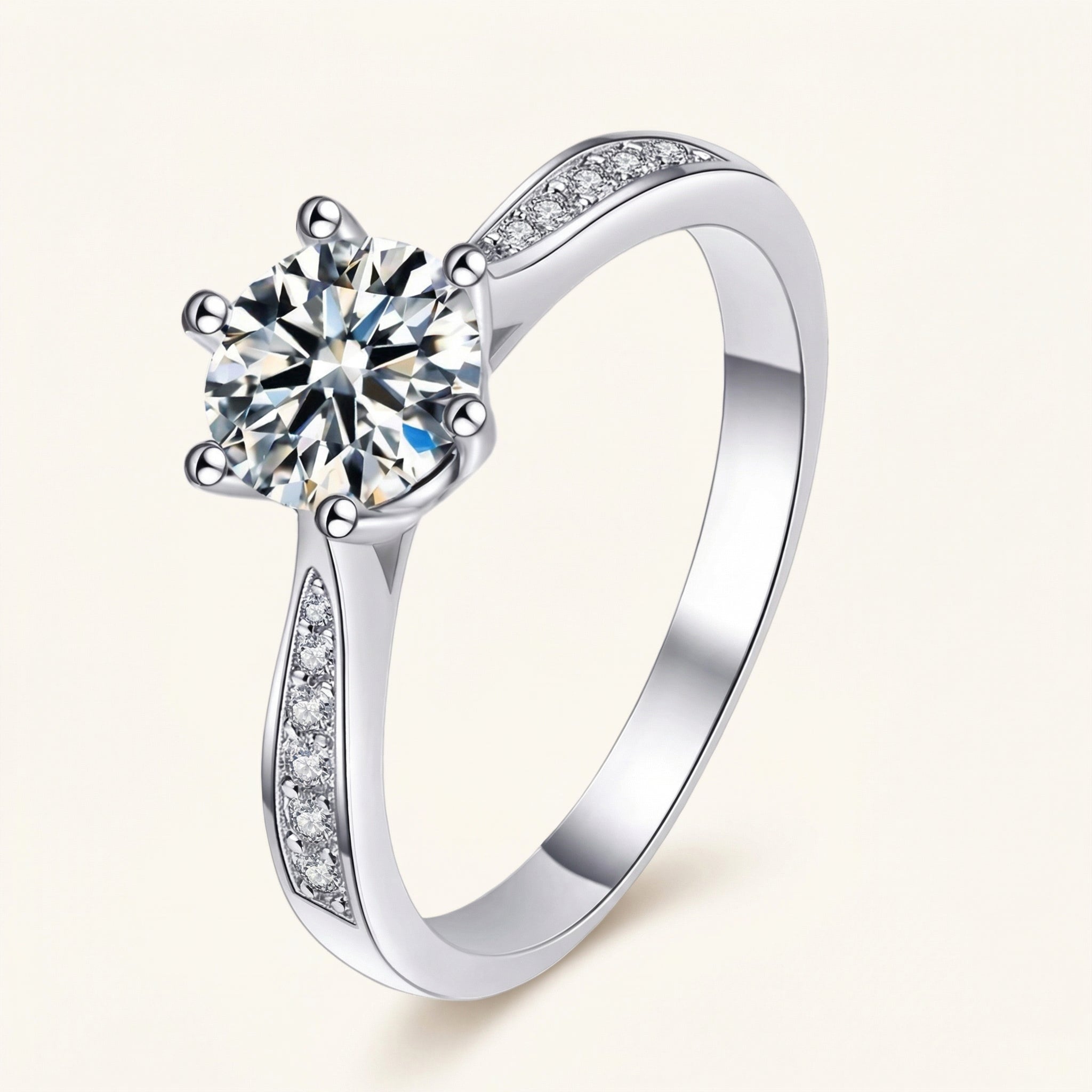 Elle Moissanite Ring