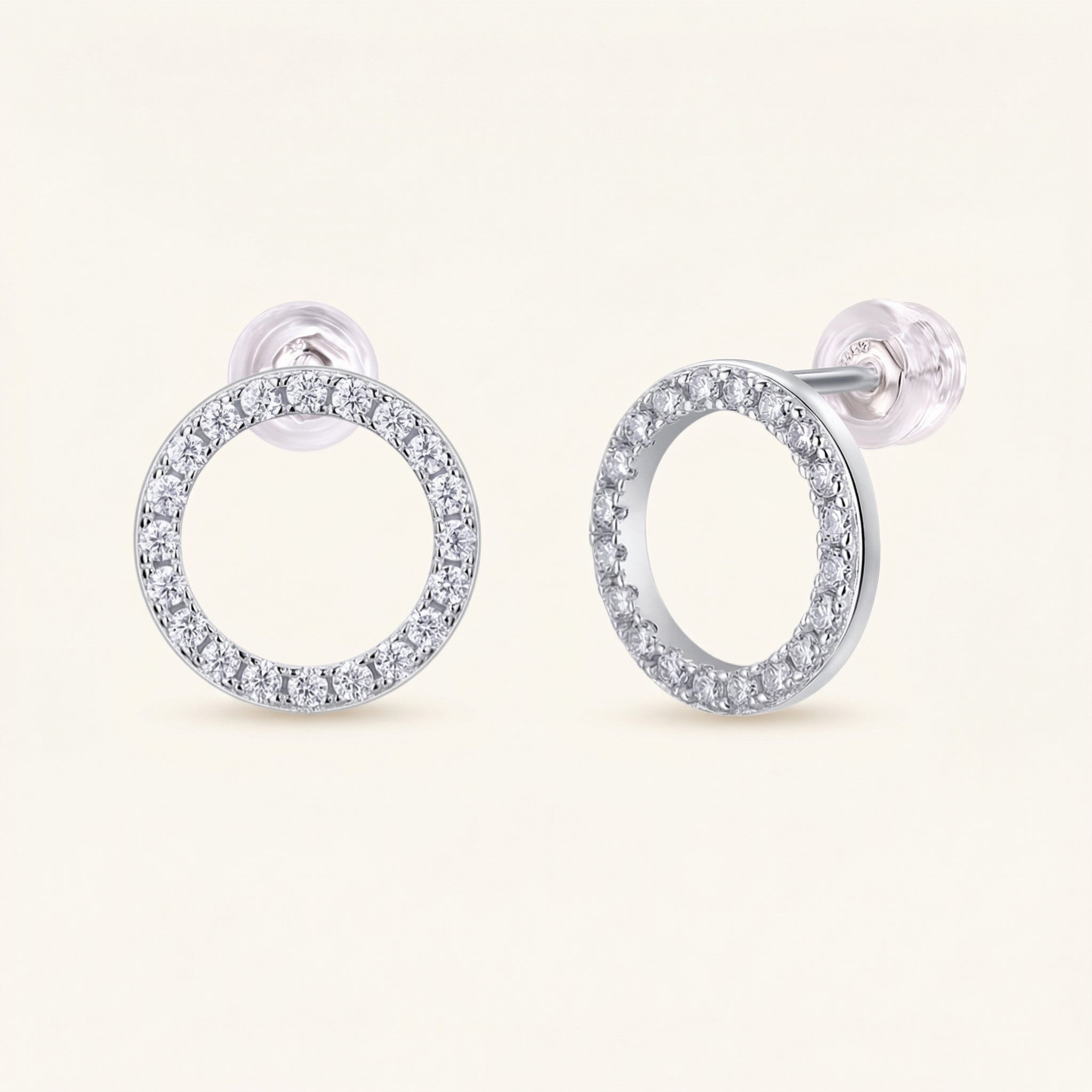 Raven Moissanite Earring