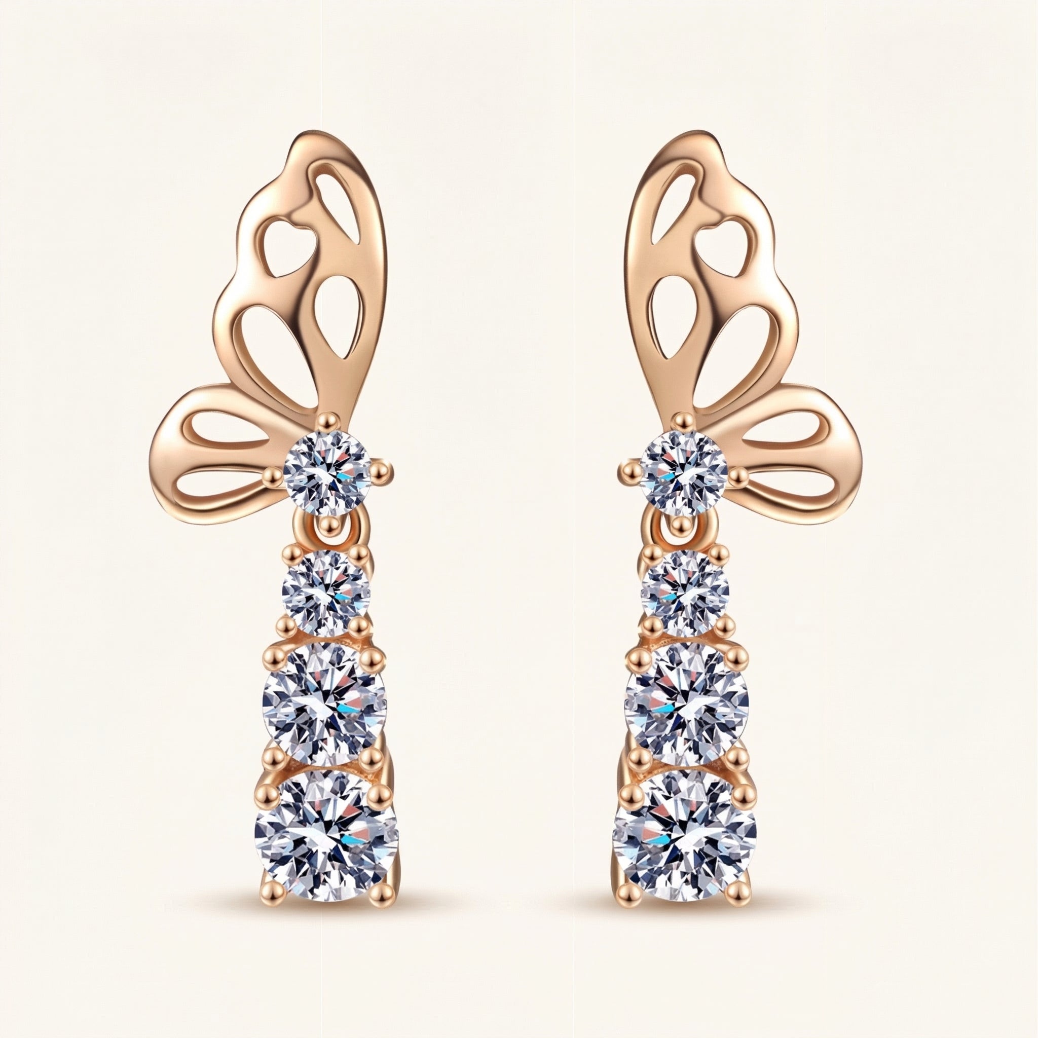 Darcy Moissanite Earring