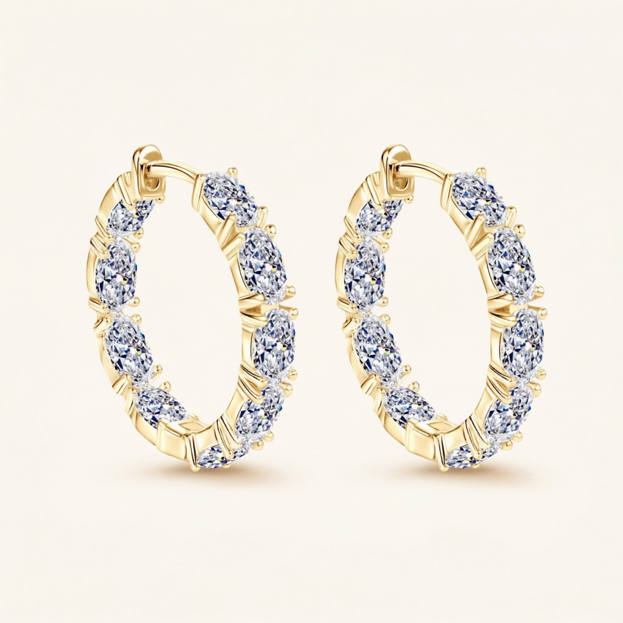 Cassia Moissanite Earring