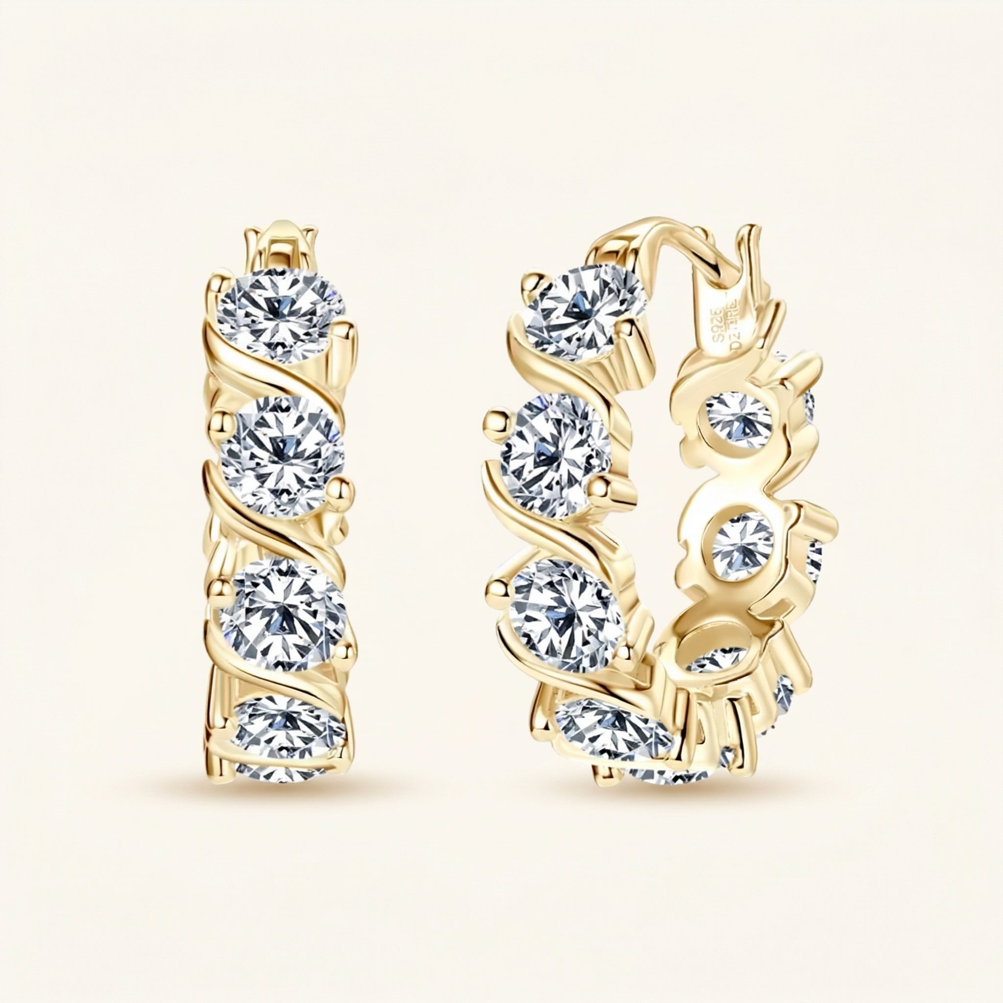 Solis Moissanite Earring