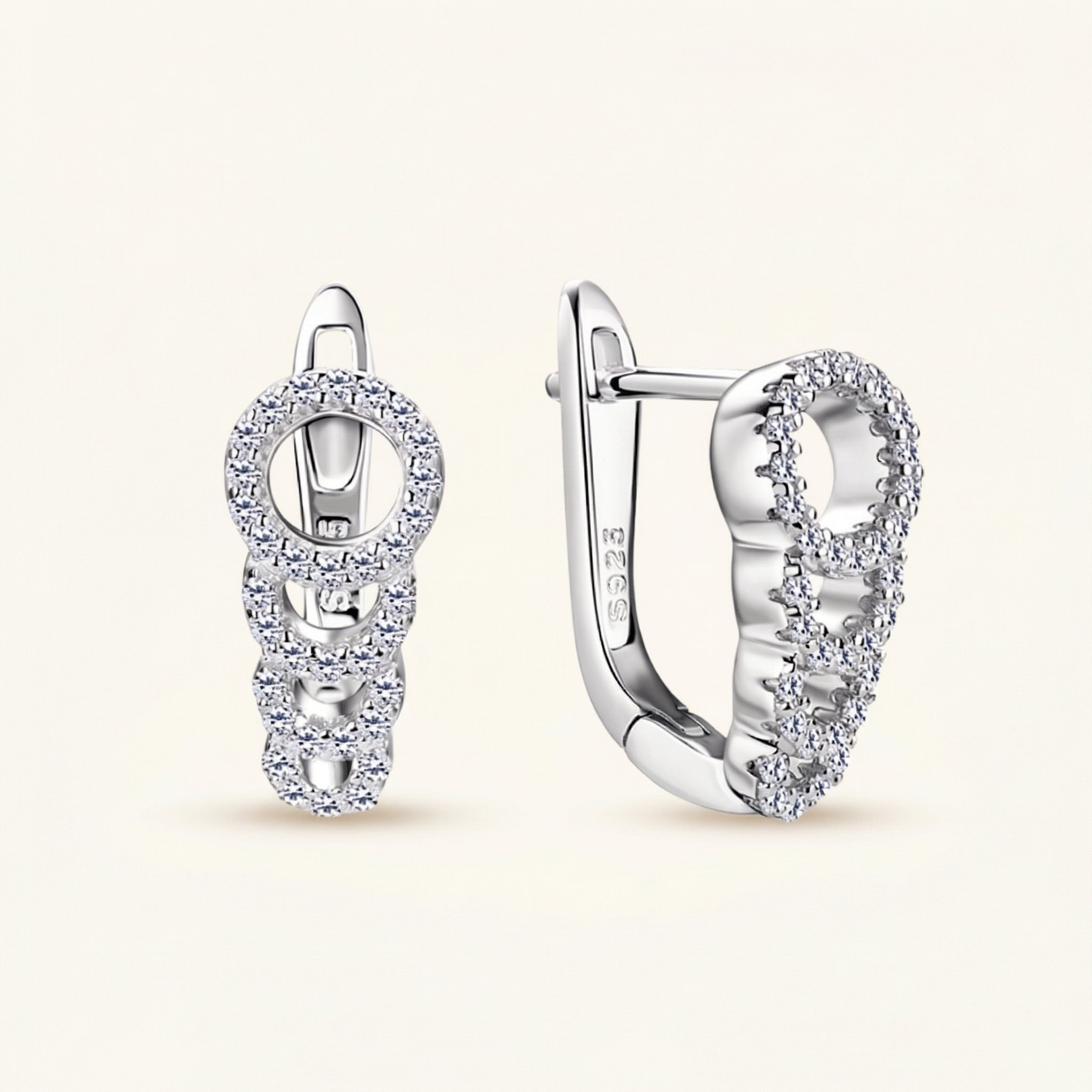 Seren Moissanite Earring