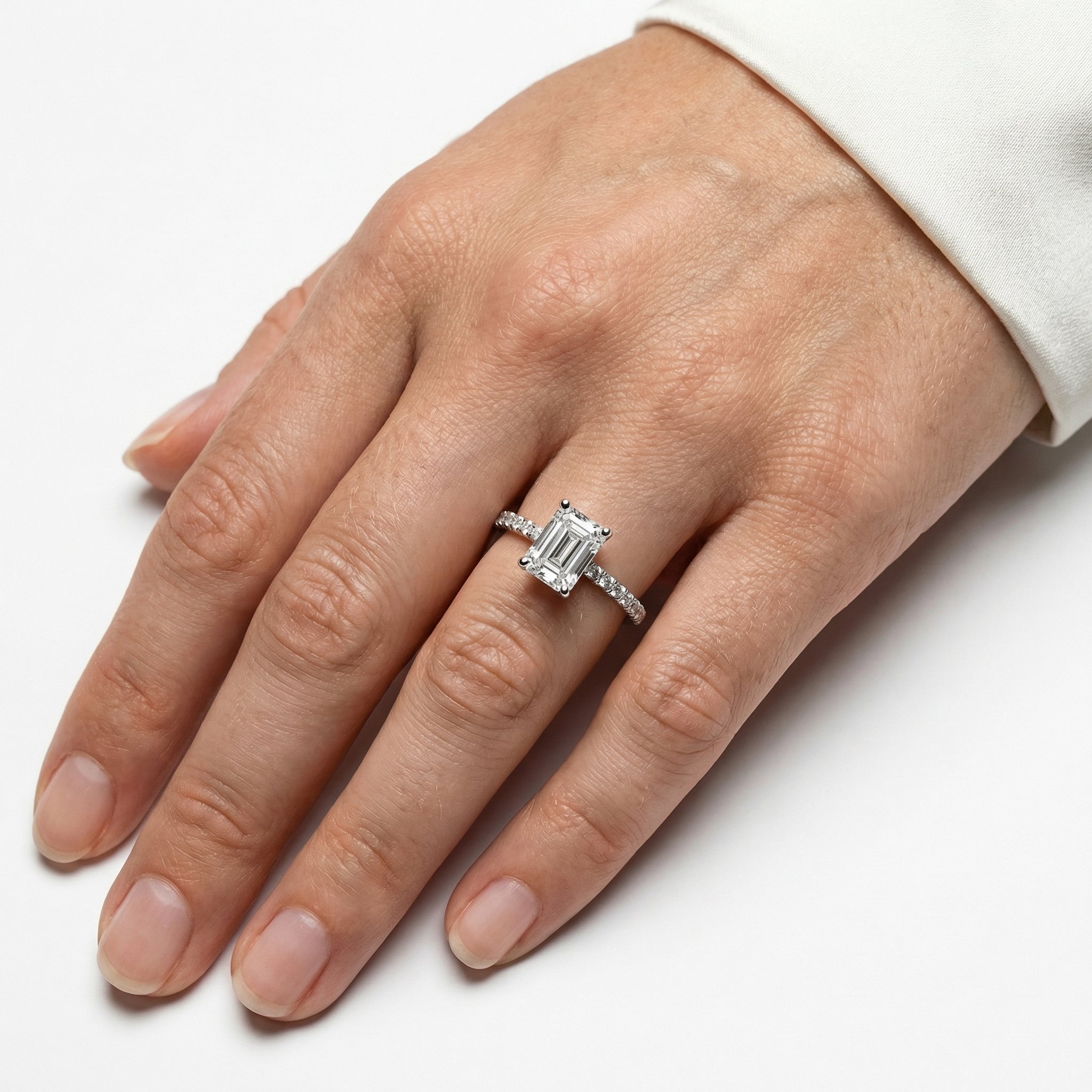 Claire Moissanite Ring