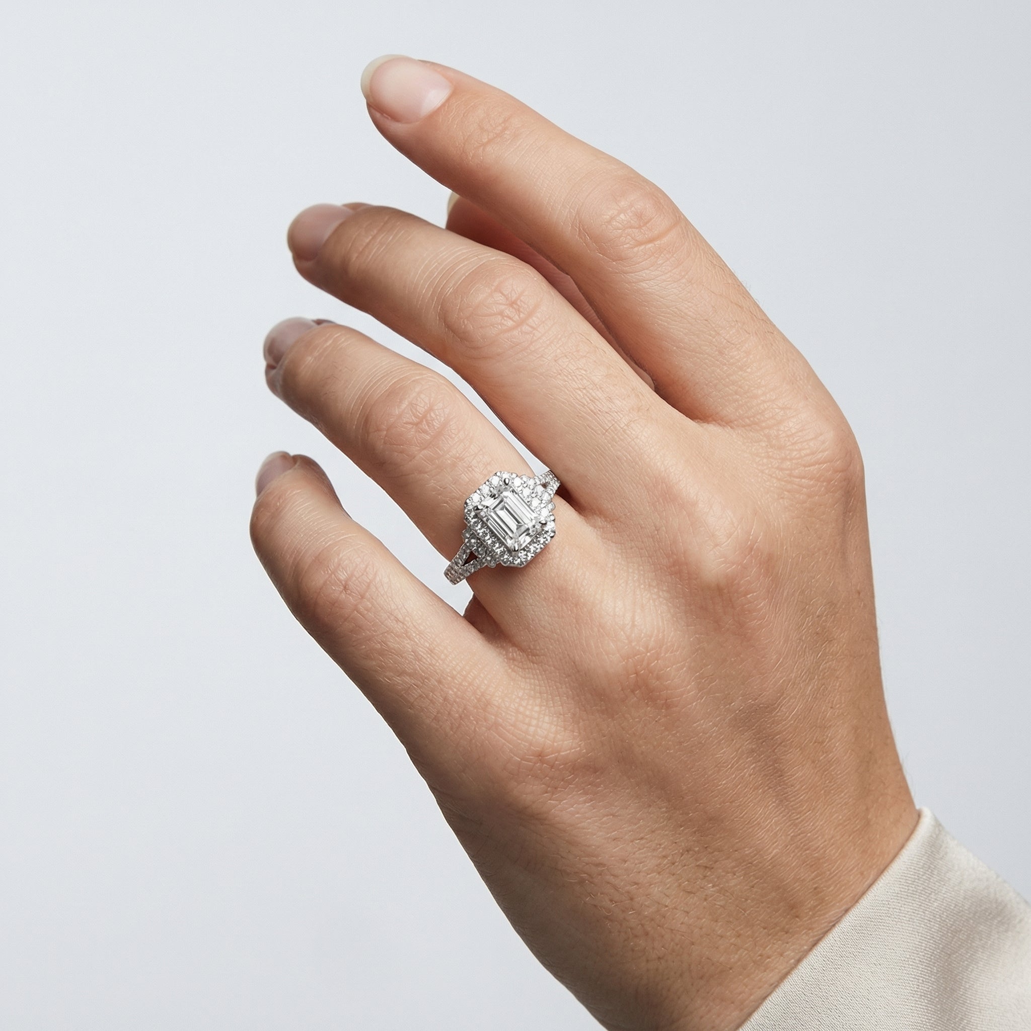 Elise Moissanite Ring