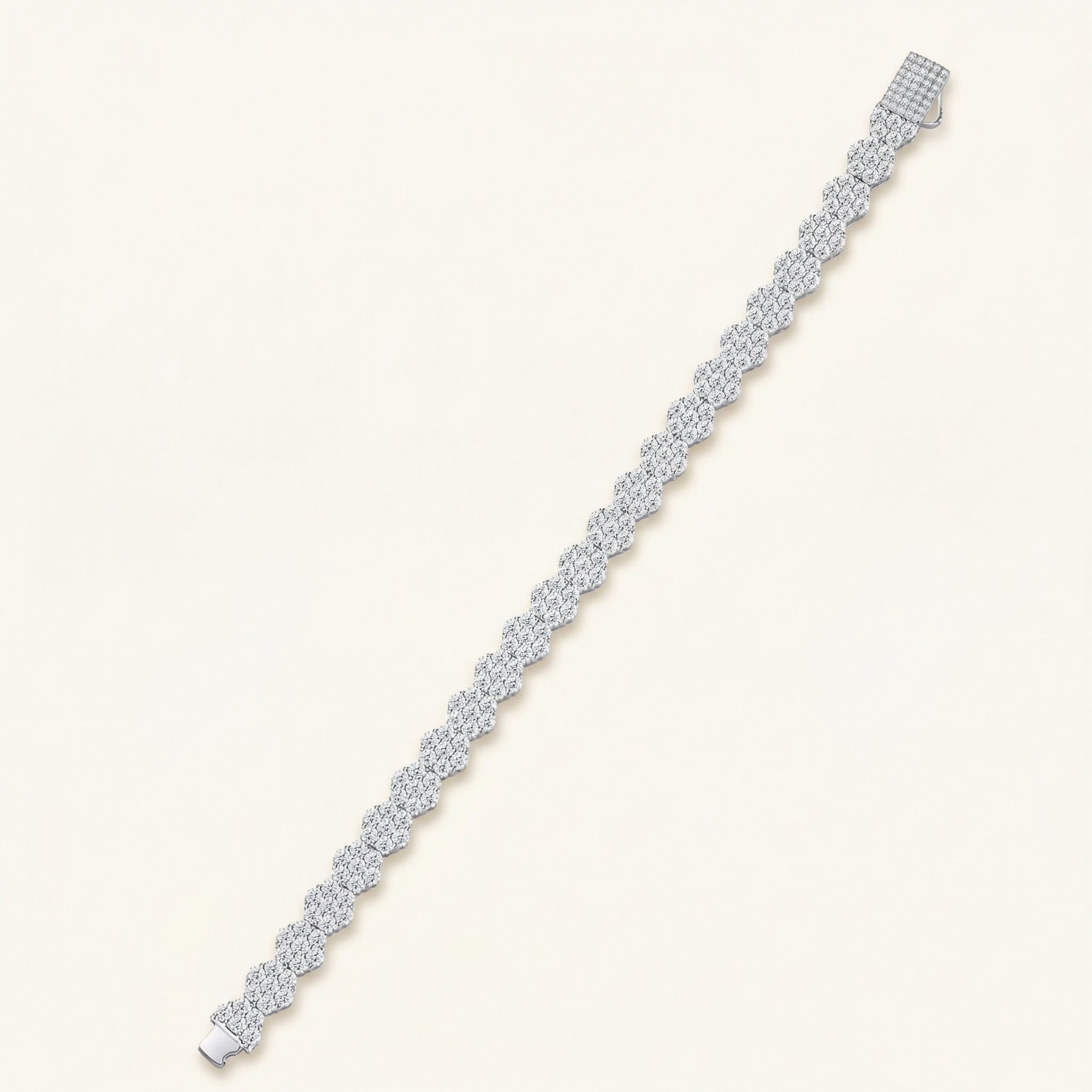 Cinder Moissanite Bracelet