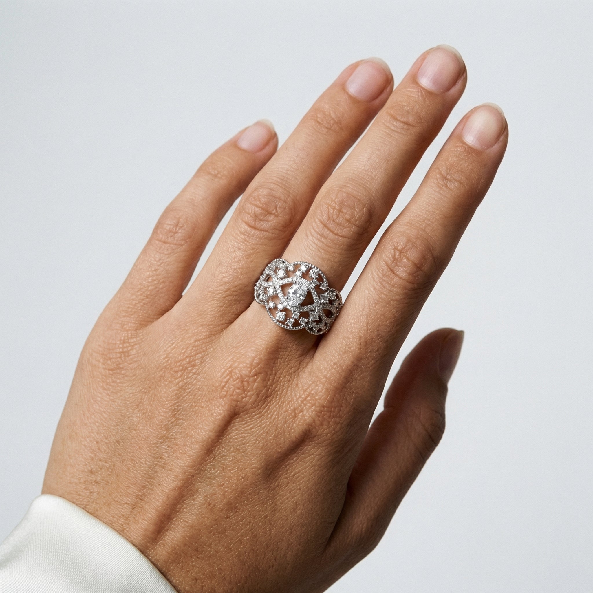 Grace Moissanite Ring