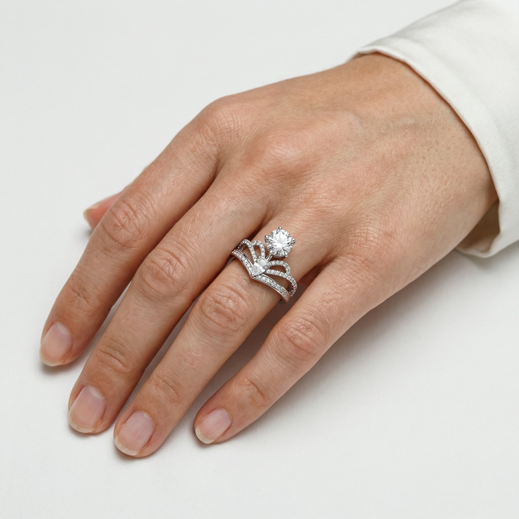 Camille Moissanite Ring