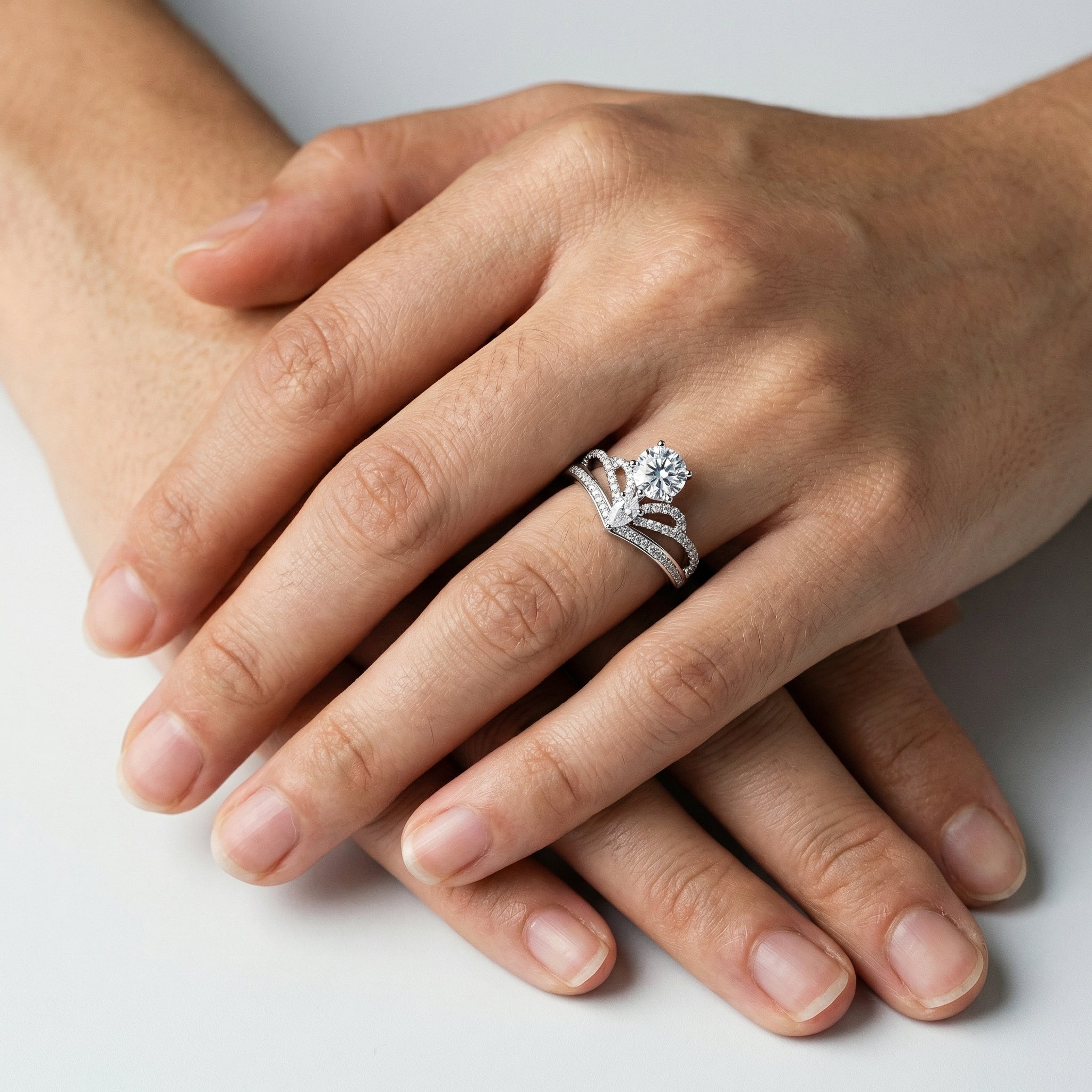 Camille Moissanite Ring